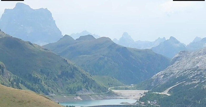 Webcam Canazei-Belvedere - Lago e Passo Fedaia
