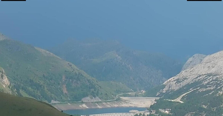 Webcam Canazei-Belvedere - Lago e Passo Fedaia