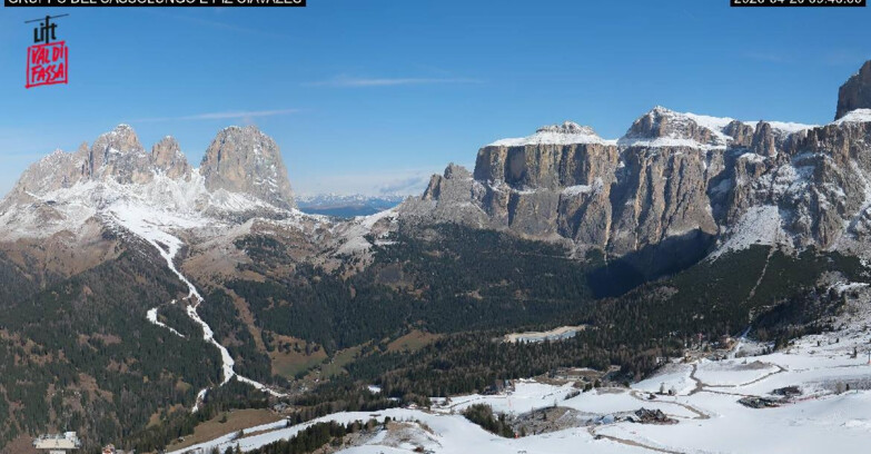 Webcam Canazei-Belvedere  - Canazei - Gruppo del Sassolungo