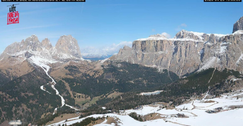 Webcam Canazei-Belvedere  - Canazei - Gruppo del Sassolungo