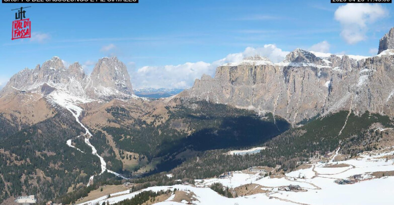 Webcam Canazei-Belvedere  - Canazei - Gruppo del Sassolungo
