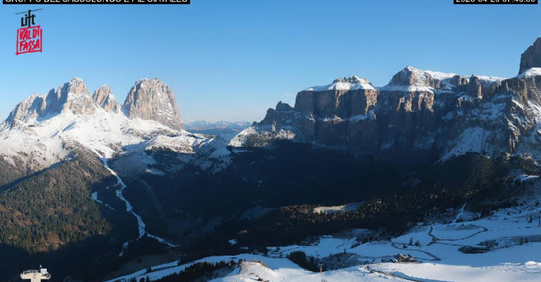 Webcam Canazei-Belvedere  - Canazei - Gruppo del Sassolungo