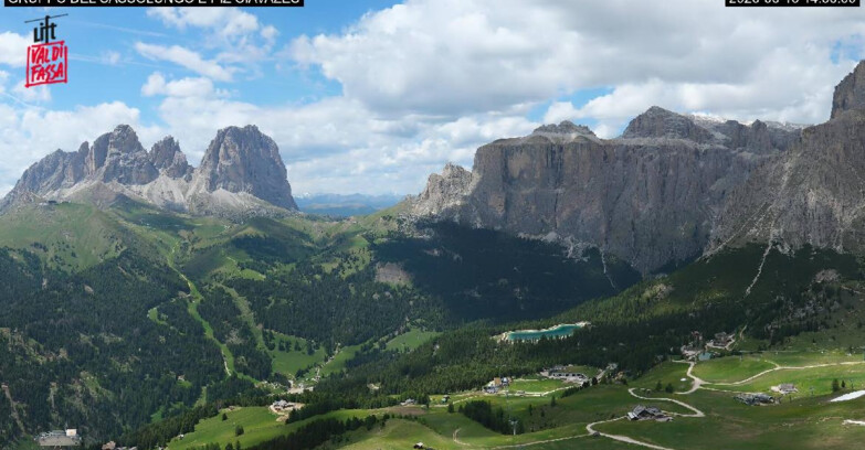 Webcam Canazei-Belvedere - Canazei - Gruppo del Sassolungo