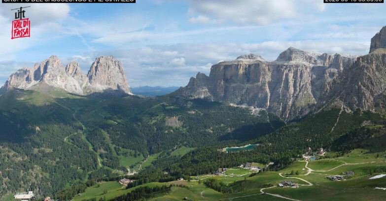 Webcam Canazei-Belvedere - Canazei - Gruppo del Sassolungo