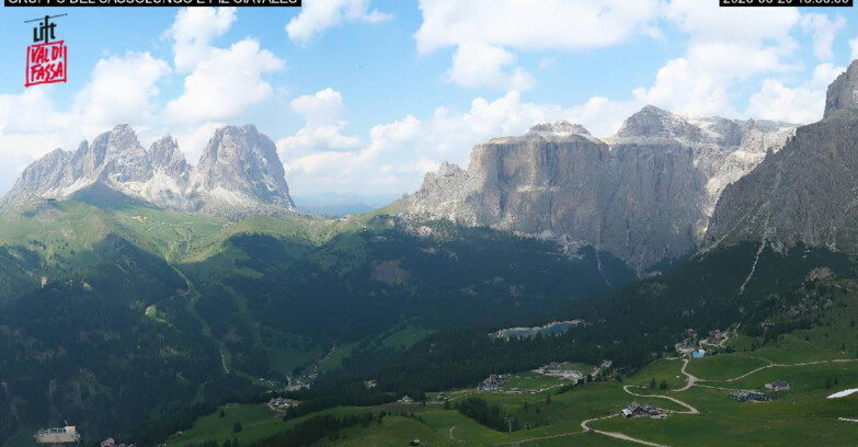 Webcam Canazei-Belvedere - Canazei - Gruppo del Sassolungo