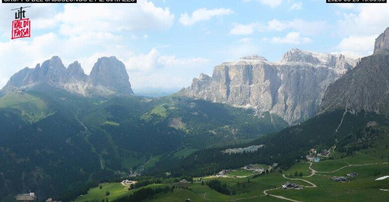 Webcam Canazei-Belvedere - Canazei - Gruppo del Sassolungo