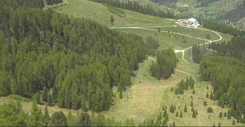 Webcam Moena-Alpe Lusia  - Pista Piavac