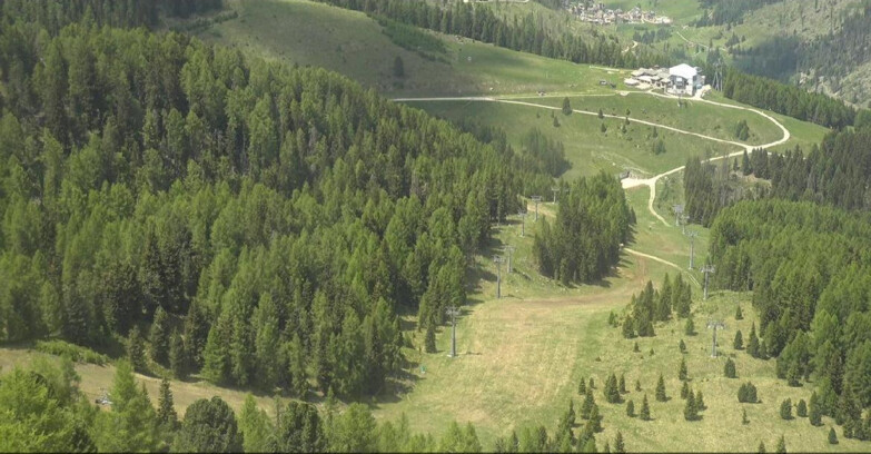 Webcam Moena-Alpe Lusia  - Pista Piavac