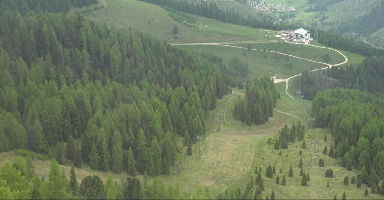 Webcam Moena-Alpe Lusia  - Pista Piavac