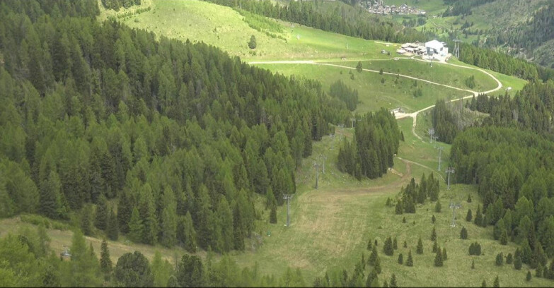 Webcam Moena-Alpe Lusia  - Pista Piavac