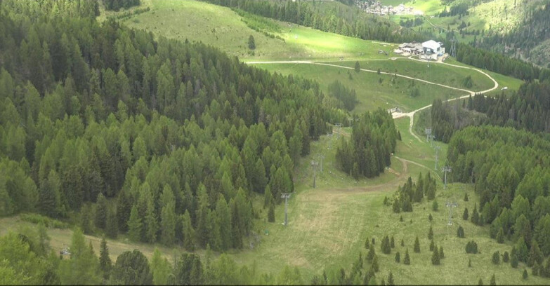 Webcam Moena-Alpe Lusia  - Pista Piavac
