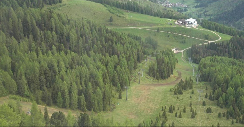 Webcam Moena-Alpe Lusia  - Pista Piavac