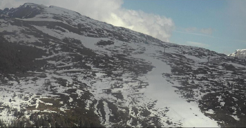 Webcam Моэна-Альпе-Лузия - Arrivo seggiovia Campo-Laste