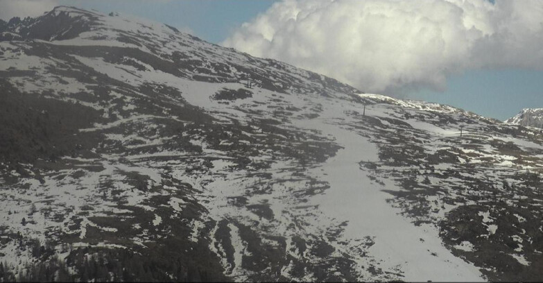 Webcam Моэна-Альпе-Лузия - Arrivo seggiovia Campo-Laste