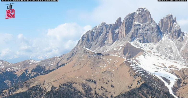 Webcam Canazei-Belvedere  - Campitello - Col Rodella