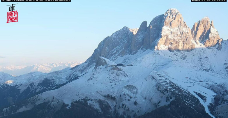 Webcam Canazei-Belvedere  - Campitello - Col Rodella