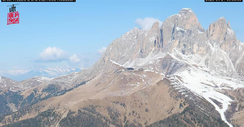 Webcam Canazei Belvedere - Campitello - Col Rodella
