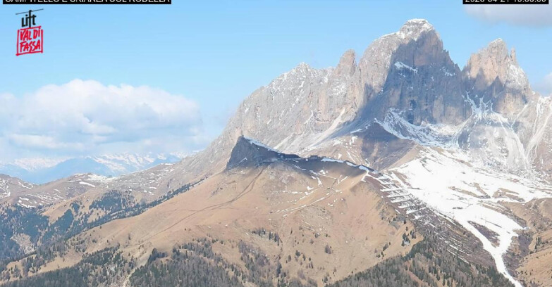 Webcam Canazei Belvedere - Campitello - Col Rodella