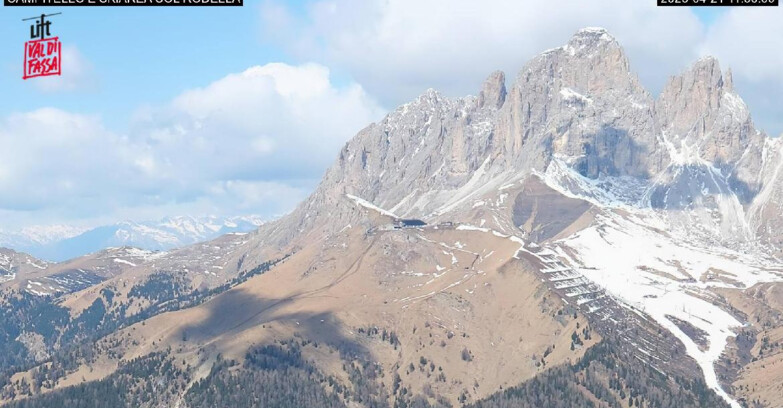 Webcam Canazei Belvedere - Campitello - Col Rodella