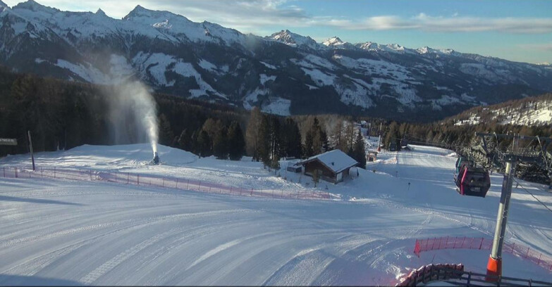 Webcam Bellamonte-Alpe Lusia - Pista Le Fassane e Morea Snowpark