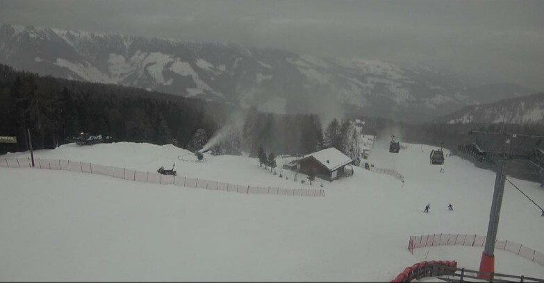 Webcam Bellamonte-Alpe Lusia  - Pista Le Fassane e Morea Snowpark