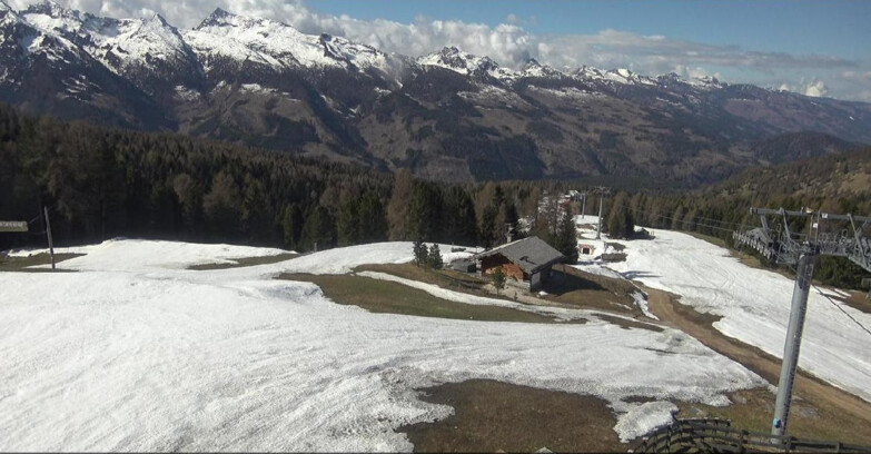 Webcam Bellamonte-Alpe Lusia - Pista Le Fassane e Morea Snowpark