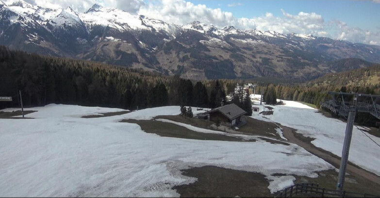 Webcam Bellamonte-Alpe Lusia - Pista Le Fassane e Morea Snowpark