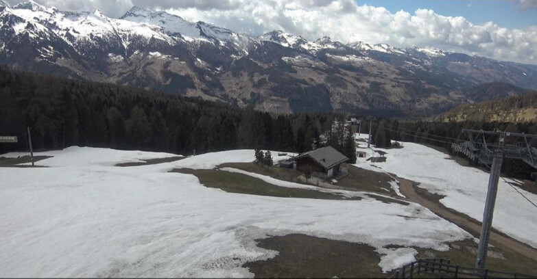 Webcam Bellamonte-Alpe Lusia - Pista Le Fassane e Morea Snowpark