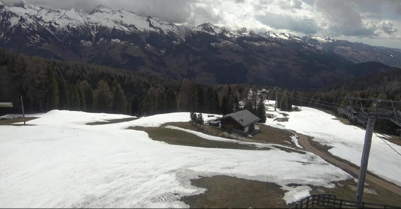 Webcam Bellamonte-Alpe Lusia - Pista Le Fassane e Morea Snowpark