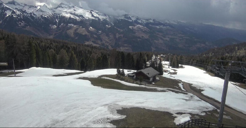 Webcam Bellamonte-Alpe Lusia - Pista Le Fassane e Morea Snowpark