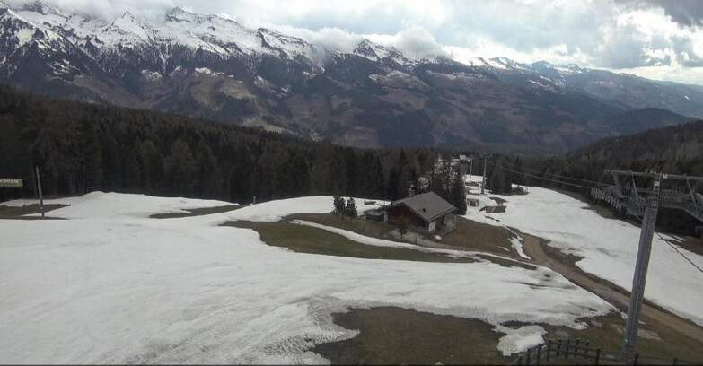 Webcam Bellamonte-Alpe Lusia - Pista Le Fassane e Morea Snowpark