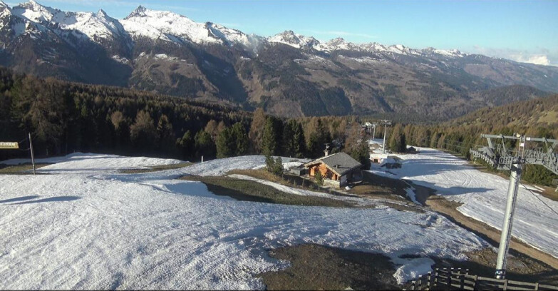 Webcam Bellamonte-Alpe Lusia - Pista Le Fassane e Morea Snowpark