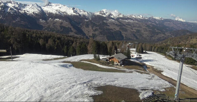Webcam Bellamonte-Alpe Lusia - Pista Le Fassane e Morea Snowpark