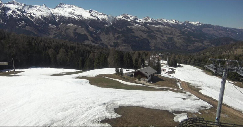 Webcam Bellamonte-Alpe Lusia - Pista Le Fassane e Morea Snowpark