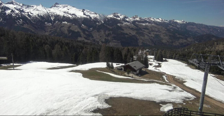 Webcam Bellamonte-Alpe Lusia - Pista Le Fassane e Morea Snowpark