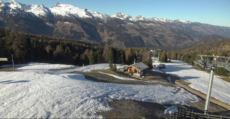 Webcam Bellamonte-Alpe Lusia - Pista Le Fassane e Morea Snowpark
