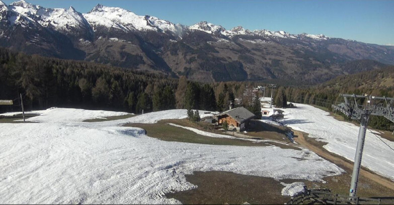 Webcam Bellamonte-Alpe Lusia - Pista Le Fassane e Morea Snowpark