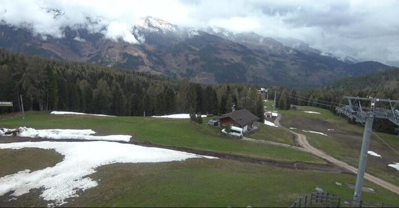 Webcam Bellamonte-Alpe Lusia - Pista Le Fassane e Morea Snowpark