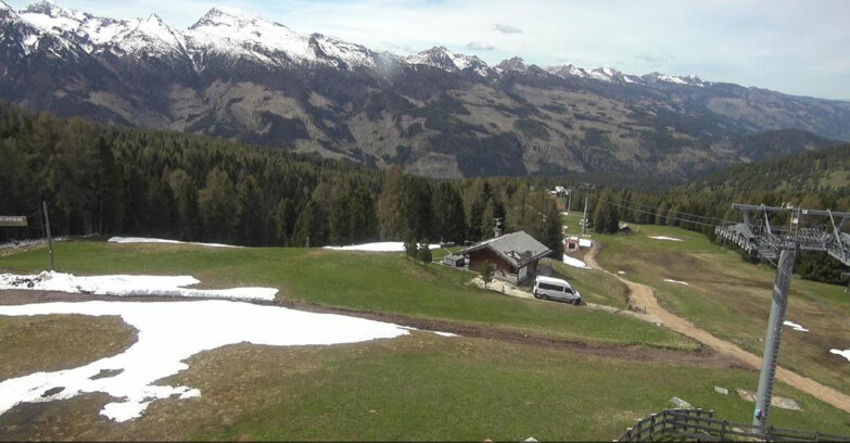 Webcam Bellamonte-Alpe Lusia - Pista Le Fassane e Morea Snowpark