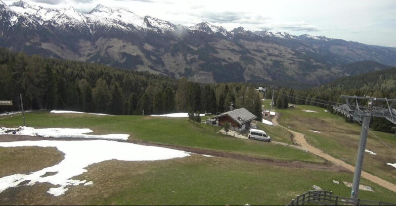 Webcam Bellamonte-Alpe Lusia - Pista Le Fassane e Morea Snowpark