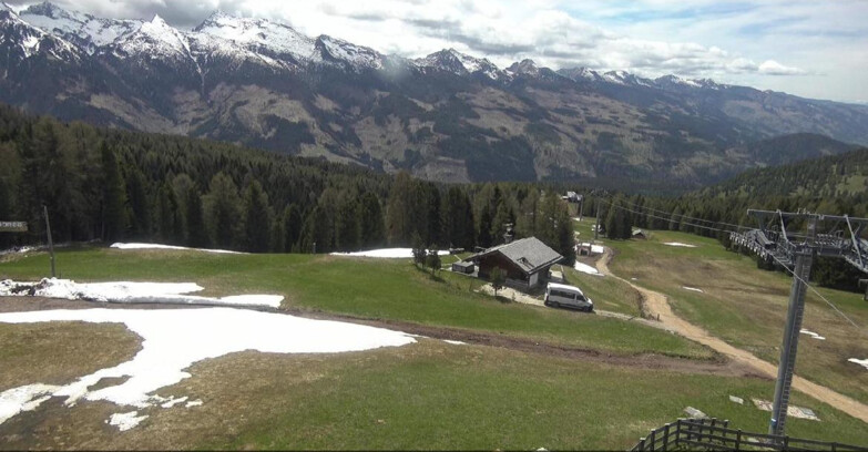 Webcam Bellamonte-Alpe Lusia - Pista Le Fassane e Morea Snowpark