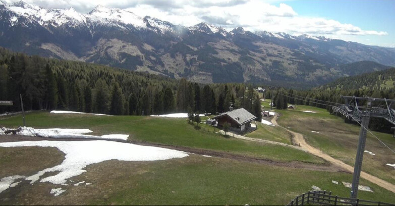 Webcam Bellamonte-Alpe Lusia - Pista Le Fassane e Morea Snowpark