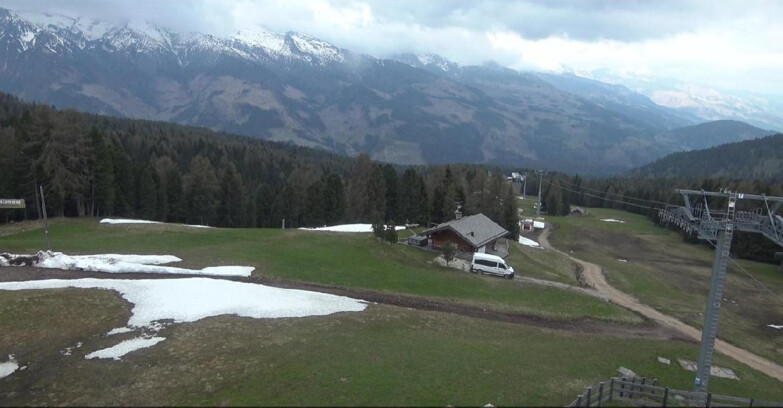 Webcam Bellamonte-Alpe Lusia - Pista Le Fassane e Morea Snowpark