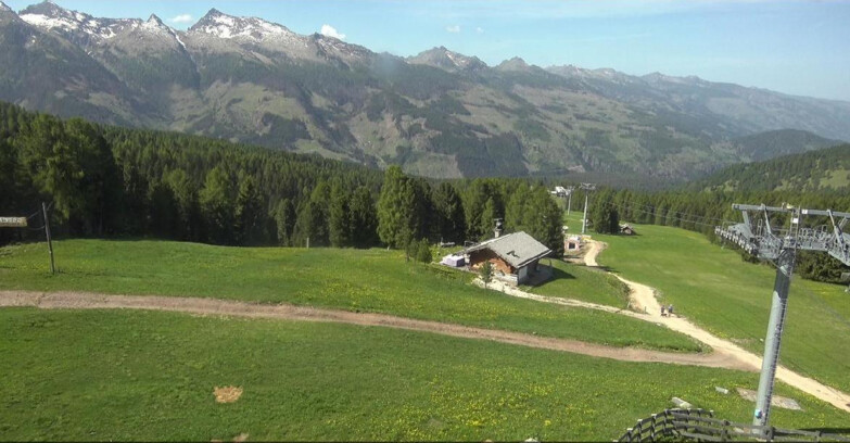 Webcam Bellamonte-Alpe Lusia - Pista Le Fassane e Morea Snowpark