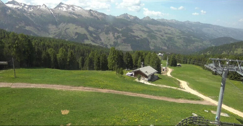 Webcam Bellamonte-Alpe Lusia - Pista Le Fassane e Morea Snowpark