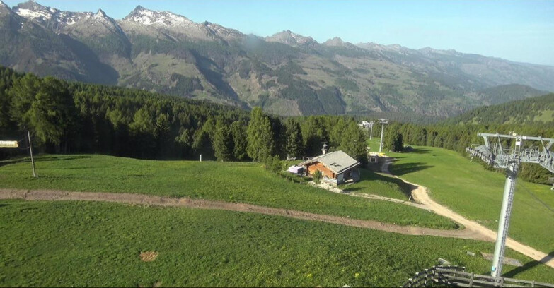 Webcam Bellamonte-Alpe Lusia - Pista Le Fassane e Morea Snowpark