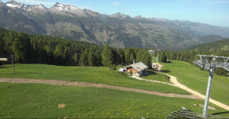 Webcam Bellamonte-Alpe Lusia - Pista Le Fassane e Morea Snowpark