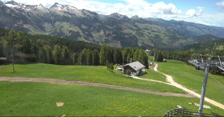 Webcam Bellamonte-Alpe Lusia - Pista Le Fassane e Morea Snowpark