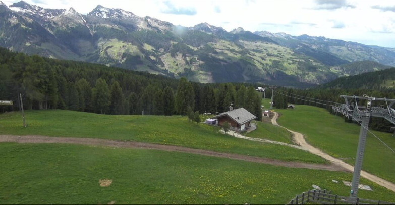 Webcam Bellamonte-Alpe Lusia - Pista Le Fassane e Morea Snowpark