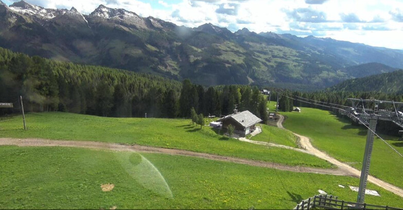 Webcam Bellamonte-Alpe Lusia - Pista Le Fassane e Morea Snowpark